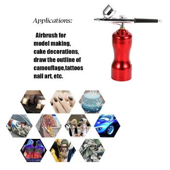 Najnovšie Nano Triedy Hmly Airbrush Spray Gun Kompresor Malej Veľkosti Stroj Čerpadla Pero pre Umenie Maľba Tetovanie Plavidlá Tortu