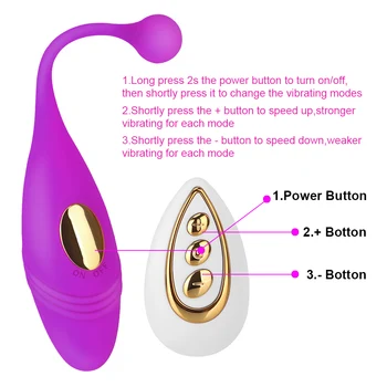 OLO 10 Rýchlosti Bezdrôtového Diaľkového Nositeľné Vaginálne Loptu Vibračné Vajíčko Sexuálne Hračky pre Ženy, Ženské Masturbator