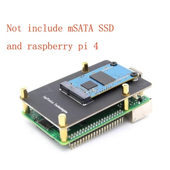 Pre Raspberry Pi 4B X857 V1.2 MSATA SSD Expansion Board Skladovanie Modul USB 3.1 pre Raspberry Pi 4B