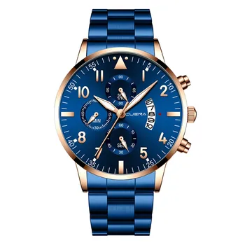 2020 relogio masculino hodinky muži Móda Šport z Nerezovej Ocele Kožený pásik hodiniek Quartz Business Náramkové hodinky reloj hombre
