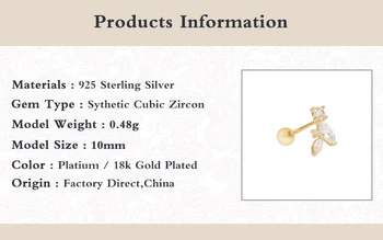 GS Jednotnej Plemennej Náušnice Pre Ženy Nepravidelný Crystal Piercing 2021 Najnovšie Módne Šperky 925 Sterling Silver Dámy Pendientes