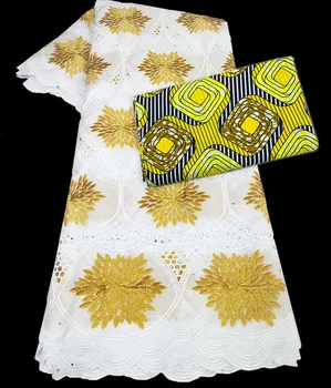 Africké swiss voile čipky francúzskej čipky textílie s kamene dubaj textílie nigérijský bavlna čipky materiálu hot predaj 2.5+3 dvore/set