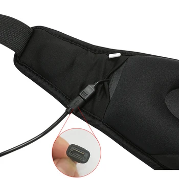 Výrobca nový bezdrôtový hudobný headset spánku pomoci slúchadiel spánku očná maska Bluetooth 5.0 spánku zaviazanými očami 3D Binaural stereo mikrofón