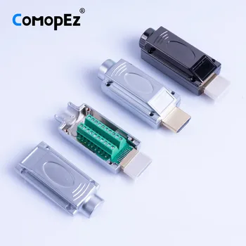 HD HDMI Video Converter 2.0 Solderless Konektor HDMI Male Mini Kábel, Adaptér Pre Monitor A Projektor