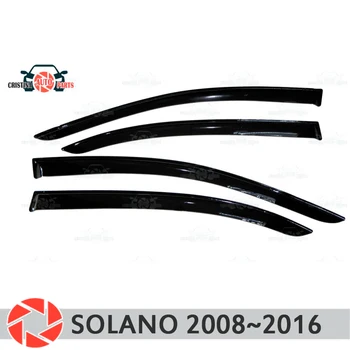 Okno deflektor pre Lifan Solano 2008~2016 dážď deflektor nečistoty ochranu auto styling dekorácie, doplnky liatie