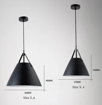 Nordic Moderný Prívesok Svetlá Kuchyňa Lampa Vintage Hanglamp pre Podkrovia Strop Obývacej Štúdia Jedáleň LED Osvetlenie Domova