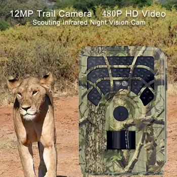 120 Stupňov PR300A Lov Fotoaparát 12MPX 1080P PIR Snímač Široký Uhol Infračervené Nočné Videnie Voľne žijúcich živočíchov Chodník Tepelnej Imager Video Cam