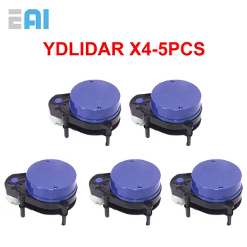 5 fotky, EAI YDLIDAR X4 LIDAR Laserových Radarov Skener Rozsahu Snímača Modul 10m 5k Škály Frekvencie EAI YDLIDAR-X4, Doprava Zdarma
