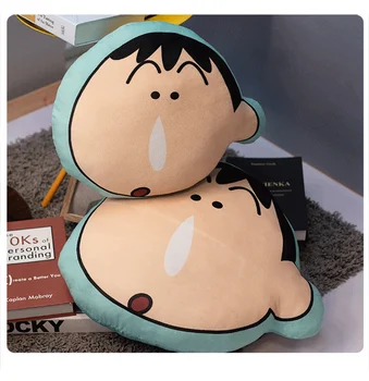 Crayon Shin-chan vtipné vyjadrenie plyšový vankúš krásne Toru Kazama plnené bábika anime periférie gauč vankúš darček k narodeninám