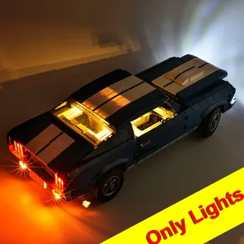 (NIE Zahŕňajú Modelu)Lightaling Led Svetla Kit Pre 10265 Tvorca Ford Mustang Stavebné Bloky Kompatibilné 21047 11293
