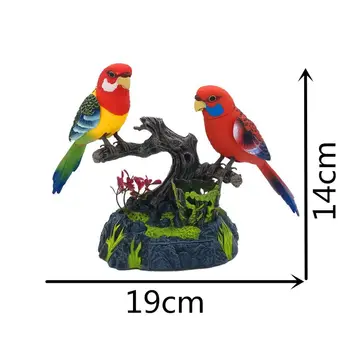 Elektronické Hlas Kontrolované Pet Vtákov Simulácia Vták Domáce Dekorácie Deti Hračka