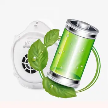 Nové Youpin Q7 DIY Maska Čisté Shell 5V Elektrickým prívodom Čerstvého Vzduchu Anti-hmla, Prach Elastický Silikónový Krúžok 3D Solídny Dizajn Pre Dospelých