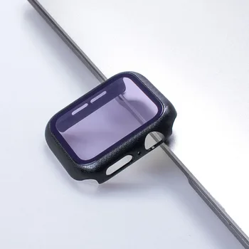 Nové Úplné pokrytie pre Apple Hodinky série 6 SE 5 4 3 uhlíkových vlákien nárazníka pevný rám prípade sklo film pre iWatch screen protector