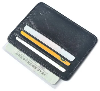 Originálne Kožené Kreditnej Karty Držiteľ Peňaženka na Kreditné Karty, Karty Mužov Porte Carte Kožené držiteľa Karty