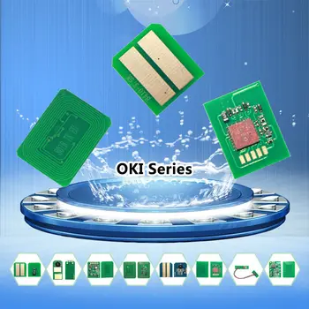 25pcs Vysokej kvality 43979101 43979102 tonera reset čipy kompatibilný pre Oki B410 B420 B430 B440 toner čip