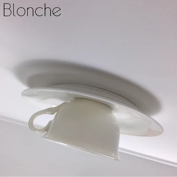 Moderné led stropné svietidlo Nordic obývacia izba keramiky pohár svetlá flush mount stropné osvetlenie, kuchynské svietidlá, kaviareň štúdia lampa