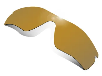 Glintbay 2 Kusy Polarizované slnečné Okuliare Náhradné Šošovky pre Oakley Radar Cesta Stealth Black a Bronz Zlato