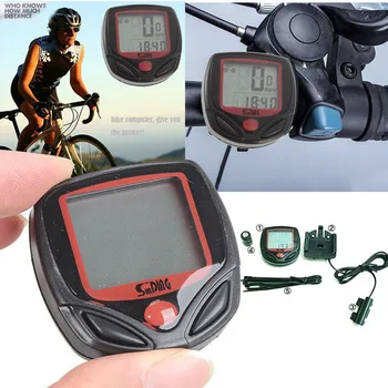 Káblové Bicykli po Ruke Počítač Prenosný Digitálny LCD Displej Cyklistické Počítač Nepremokavé Športové Požičovňa Rýchlomer Bike Príslušenstvo