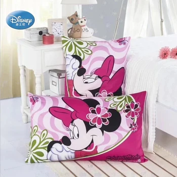 Disney Winnie the Pooh Mickey Minnie Mouse obliečka na Vankúš 2-Pack Cartoon Mickey Minnie Princezná Pár Vankúš Dekoratívne