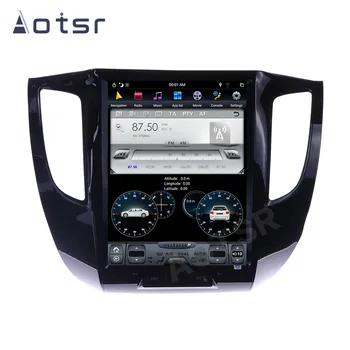 Tesla styel Android 9 Auto DVD prehrávač, GPS Navigáciu Pre Mitsubishi Triton L200 2007+ Rádio multimediálne palyer vedúci jednotky nahrávač