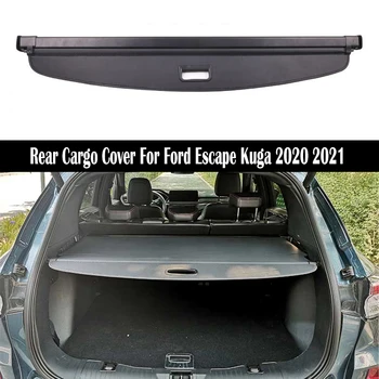 Auto Zadné Cargo Kryt Pre Ford Escape Kuga 2020 2021 ochrany osobných údajov batožinového priestoru Obrazovke Security Shield tieni Auto Príslušenstvo