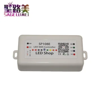 DC5-24V SP110E SP105E LED Bluetooth radič SP107E hudby SP108E wifi ovládač pre WS2811 WS2812 pixelov Led Pásy Svetla Pásky