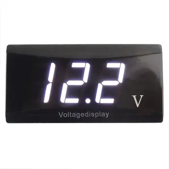 12V Digitálny LED Displej Voltmeter Napätie Indikátor Monitor Detektor Volt Rozchod Panel Meter pre Auto, Motocykel