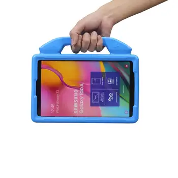 Deti obal Pre Samsung Galaxy Tab 10.1 2019 T510 T515 SM-T510 SM-T515 10.1 palcový EVA Shockproof Palec Stojan Tabletu Kryt