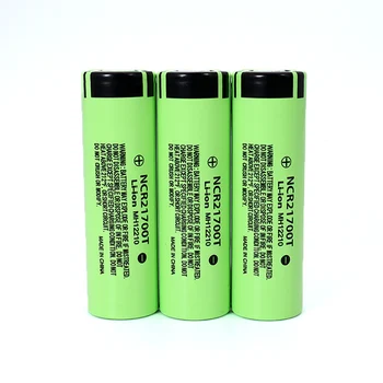 3,7 V NCR21700T 4800mAh li-lon batérie 15A moc 5C Miera Vypúšťania ternární lítiové batérie typu 