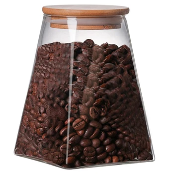 Námestie Sklenené Zapečatené Skladovanie Jar Kávy Mlieko Konzervy Zrna Nádrž Čaj Cukrovinky Na Uskladnenie Potravín Nádrž