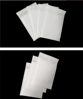 50pcs/veľa Nepremokavé White Pearl Film Bublinkové Obálky Pribrala Mailing Tašky Anti-shock Anti-tlak Anti-statická Doprava Tašky