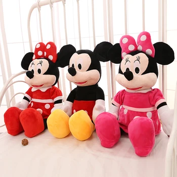 20 cm Disney Mickey Mouse plyšové Hračky, Kreslené Minnie Plnené Bábika Anime Bábiky, Plyšové Hračky Prívesok Hračky najpredávanejšie Dieťa Darček k Narodeninám