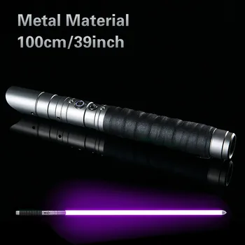 Lightsaber RGB Light Saber Force FX Osvetlenie Ťažké Súboje Farby Zvuku FOC Zamknúť Kovová Rukoväť