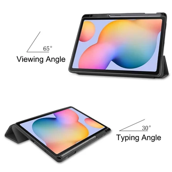 2020 Prípade Nového Modelu pre Samsung Galaxy Tab S6 Lite 10.4 Magnet kryt Tablet shell Ochranných pre SM-P610 SM-P615 s Držiak na Pero