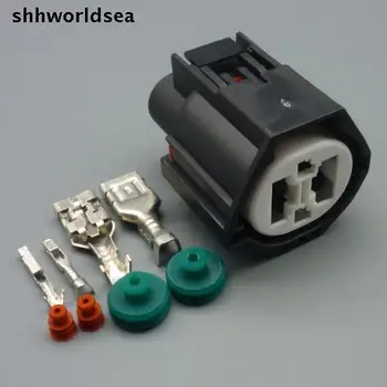 Shhworldsea 5/30/100sets 1,5 mm 9,5 mm vodotesné Kyslíkový senzor plug 4 polohy auto bývania konektor 7283-8497-90