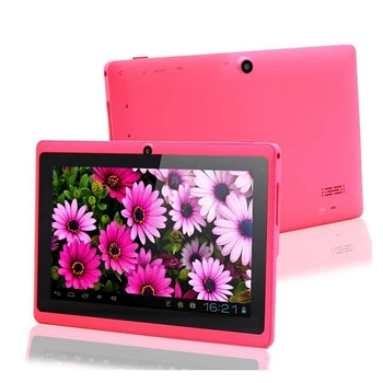 7 Palcový Deti Tablet Android Quad Core Dual Kamera WiFi Vzdelávania Hra Darček pre Chlapcov, Dievčatá,Ružová