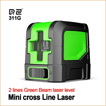 RZ Laser Úrovne Zelený Laser Úroveň Self Vyrovnanie Vertikálne Horizontálne Lasery Krížové Opatrenie Nástroj SW-311G 2 riadky Lasery Leveler