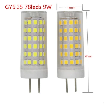 G4 G8 GY6.35 SMD2835 7W 9W 10W AC110V AC220V stmievateľné LED žiarovky žiarovky lampada kukurica svetlá nahradiť halogénové svetlo 5 ks/veľa