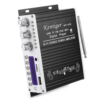 Kentiger V10 Zosilňovač, Bluetooth, Hi-Fi Triedy-Ab Stereo Super Bass Audio Výkonové Zosilňovače Auto Senior Tienenie Postavený V Okruhu