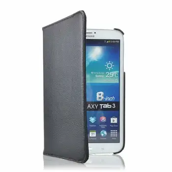 PU Kože Flip Cover obal pre Samsung Galaxy Tab 3 8.0