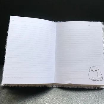 15*21 cm Harried Sketchbook Kraft Papier Hrnčiari Notebook Náčrt Cartoon Hedwig Sova Maľovanie Denník Vestník Študent Poznámka Knihu Memo