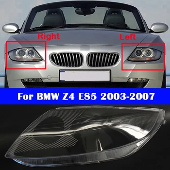 Čelová lampa Shell tienidlo objektívu pre BMW Z4 E85 2003-2007 Svetlomet Tieni Transparentný kryt Svetlometu Tieni