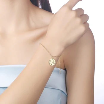 INALIS Trendy Zlatá Farba Reťazca Náramok Pre Ženy, Tvorivé Vzor Náramky najpredávanejšie Módne Šperky Prom Dar Poslať Priateľovi
