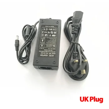 HKIXDISTE 12V Napájací zdroj pre led pásy EU/US/UK/AU adaptér AC110-240V na DC12V 5A pripojte transformátor Napájací Adaptér pre kameru