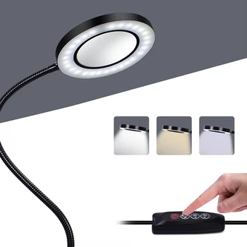 5X USB LED Svetelné zväčšovacie sklo Flexibilné Stolný Svorka Čítanie/Zváranie Veľkých Šošovky, Lupy Top Stôl Optické Prístroje
