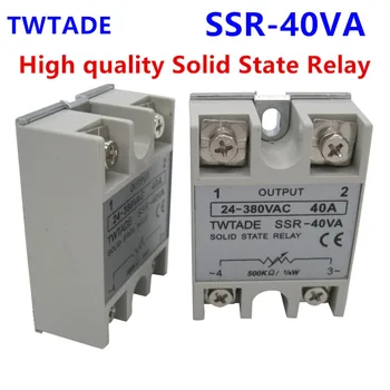TWTADE/Vysokej kvality, solid state relé SSR-40VA 40A 470-560k ohm 24-380V AC SSR 40VA relé (solid state Odpor Regulátor