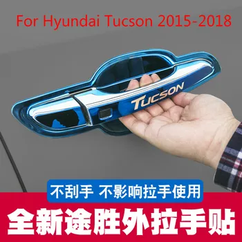 Pre Hyundai Tucson 2016 2017 2018 kvalitnej nehrdzavejúcej ocele, Interiérové Dvere Rukoväť Kryt