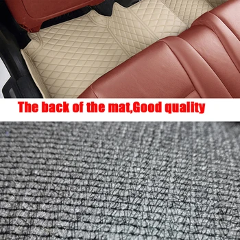 Vlastné fit3D Auto podlahové rohože pre Mercedes Benz C W204 W205 E W211 W212 W213 S trieda CLA GLC ML GLE GL koberec, podlahové fólie