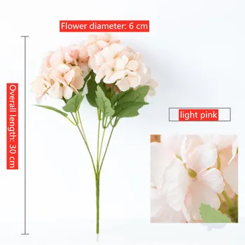 2 ks/veľa umelé kvety skúmie pre domáce svadobné dekor hodváb plastové kvet kvalitné falošné kvet strany miestnosti dekorácie