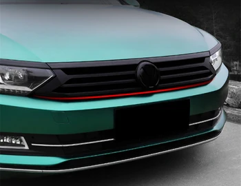 Vhodné Pre Nový Volkswagen Passat B8 2019 Auto Styling matt black Predná Kapota Mriežka Nárazníka Stredný Pás Kryt Výbava Vozidla